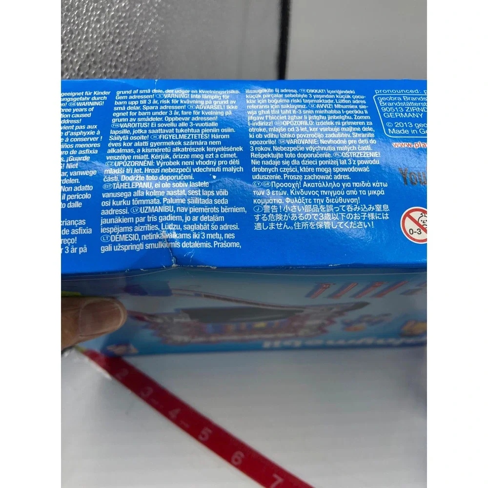 Playmobil Summer Fun 5547 Can Shooting Carnival Game Blue Incomplete Set 2013
